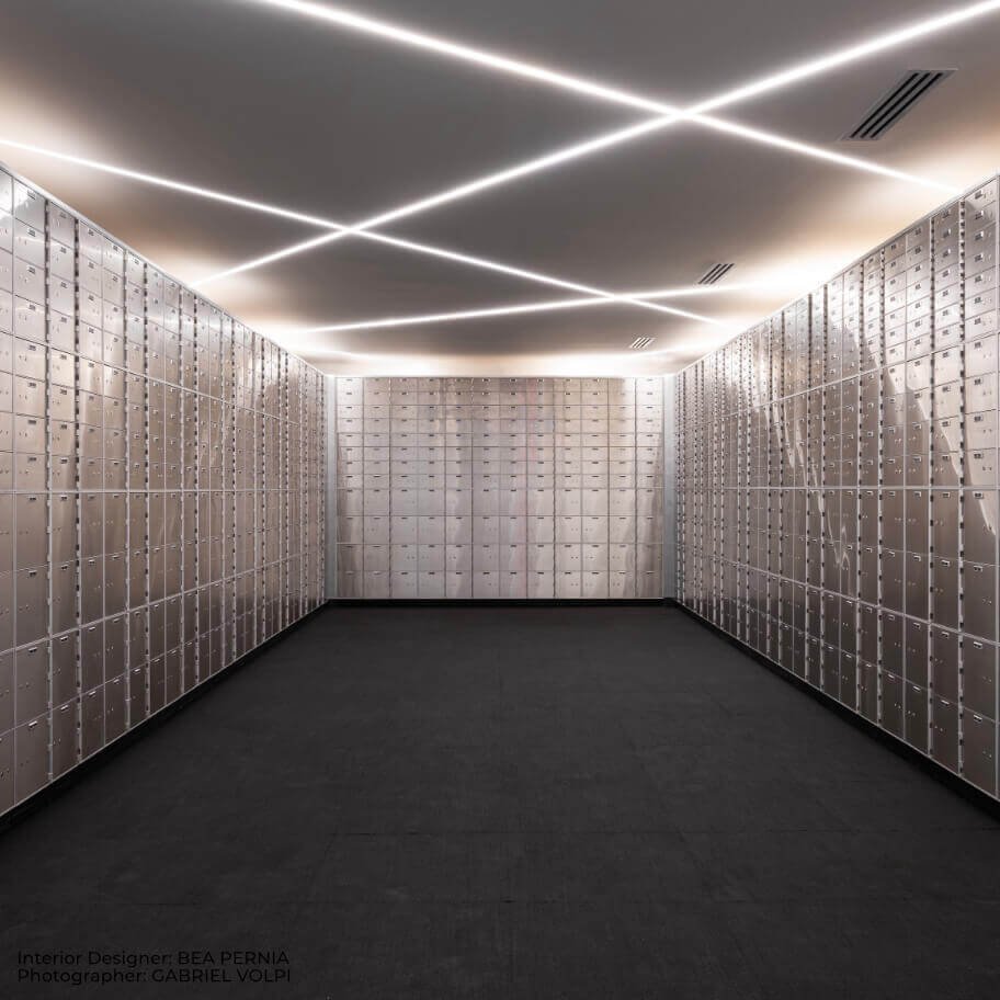 Swift Storage And Securities vault made of reinforced steel and fire-resistant concrete